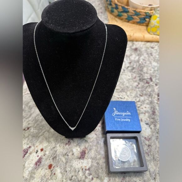 NEW Crystal Bloom Necklace Sterling Silver - Picture 9 of 12